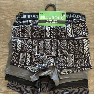 Billabong Black and White Tribal Boxer Briefs